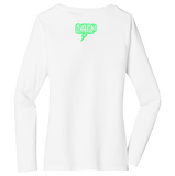 The Blurb Long Sleeve Women's Tee - The Gnarly Company