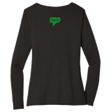 The Blurb Long Sleeve Women's Tee - The Gnarly Company