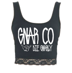 The Classic Gnar Co Women's Crop Tank Top - The Gnarly Company