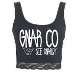 The Classic Gnar Co Women's Crop Tank Top - The Gnarly Company