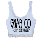 The Classic Gnar Co Women's Crop Tank Top - The Gnarly Company