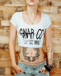 The Classic Gnar Co Crop Top - The Gnarly Company