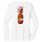 The Pineapple Long Sleeve Women's Tee - The Gnarly Company